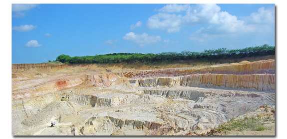 廣西合浦縣-高嶺土探明儲量達1.8億噸，